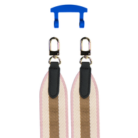 PATTERNED STRAP + COBALT BLUE HOOK