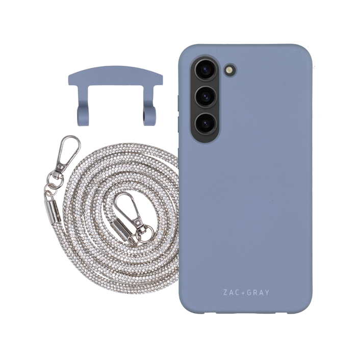 Samsung S26 BLUE FOG CASE + CRYSTAL CORD