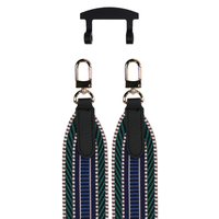 PATTERNED STRAP + MIDNIGHT BLACK HOOK