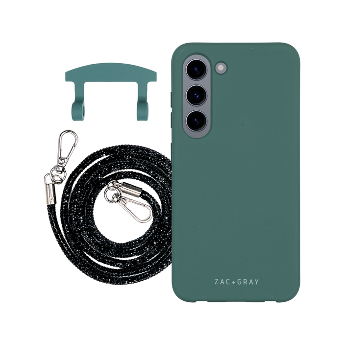 Samsung S23 TIDAL TEAL CASE + CRYSTAL CORD