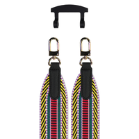 PATTERNED STRAP + MIDNIGHT BLACK HOOK