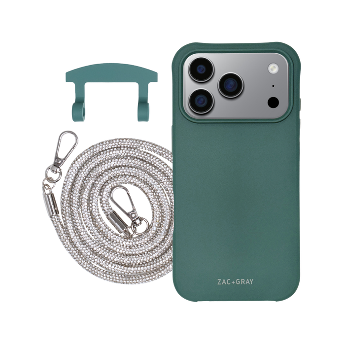 iPhone 17 Pro TIDAL TEAL CASE + CRYSTAL CORD