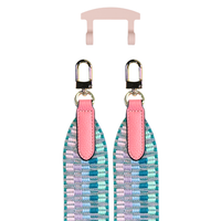 PATTERNED STRAP + ROSÉ PINK HOOK