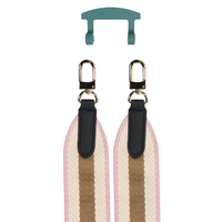 PATTERNED STRAP + TIDAL TEAL HOOK