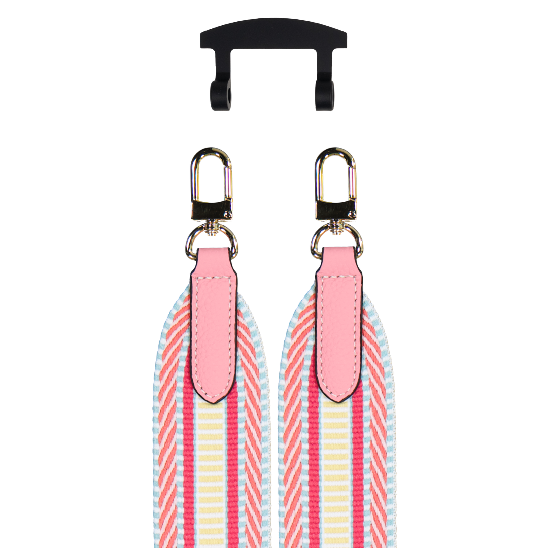 PATTERNED STRAP + MIDNIGHT BLACK HOOK