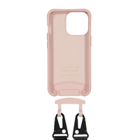 iPhone 11 ROSÉ PINK CASE + MIDNIGHT BLACK STRAP