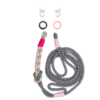 ELECTRIC BLOOM KNOTTED CORD + RINGS