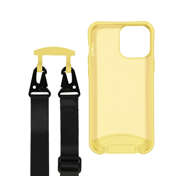 iPhone 11 Pro Max SUNSHINE YELLOW CASE + MIDNIGHT BLACK STRAP