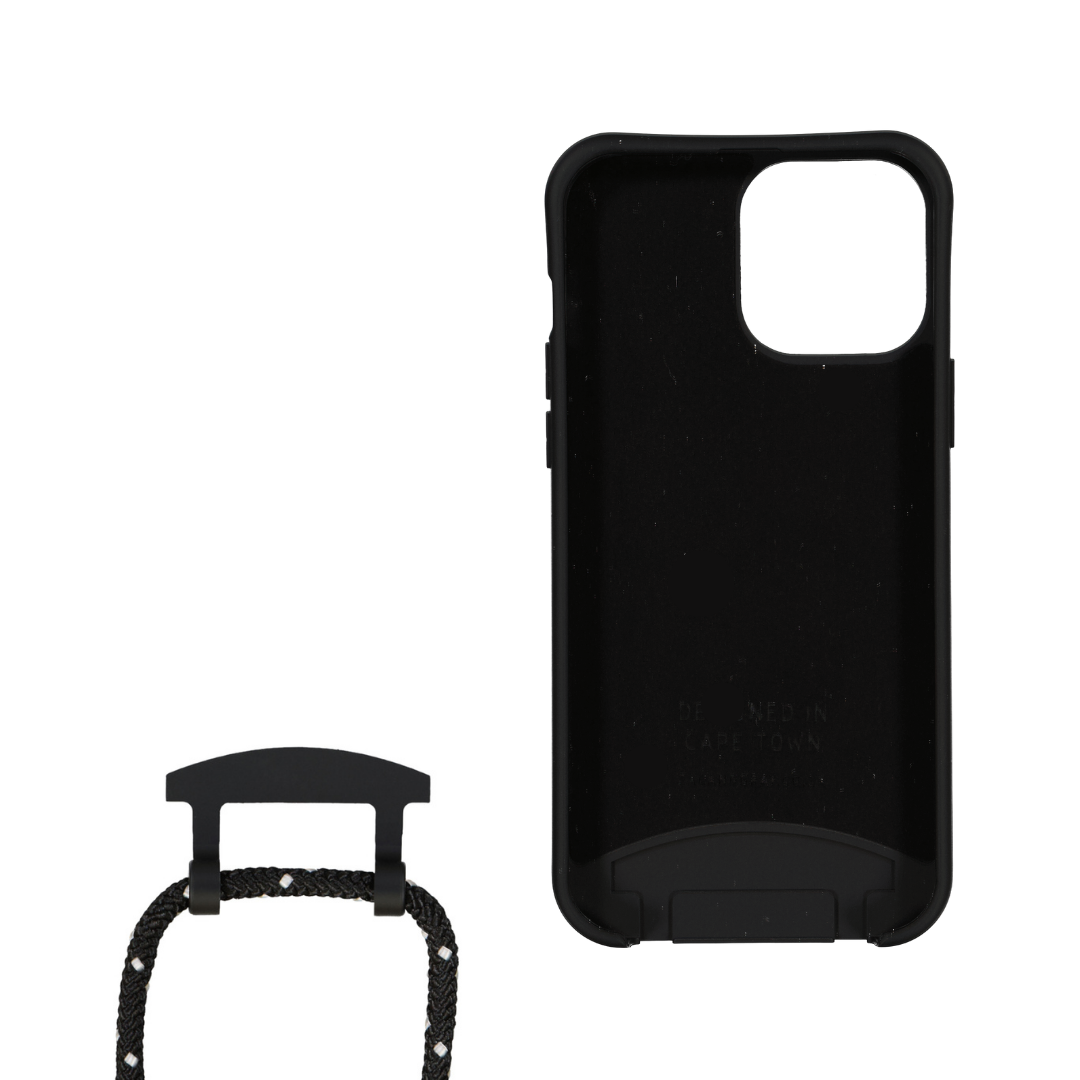 iPhone XR MIDNIGHT BLACK CASE + MIDNIGHT SKY CORD