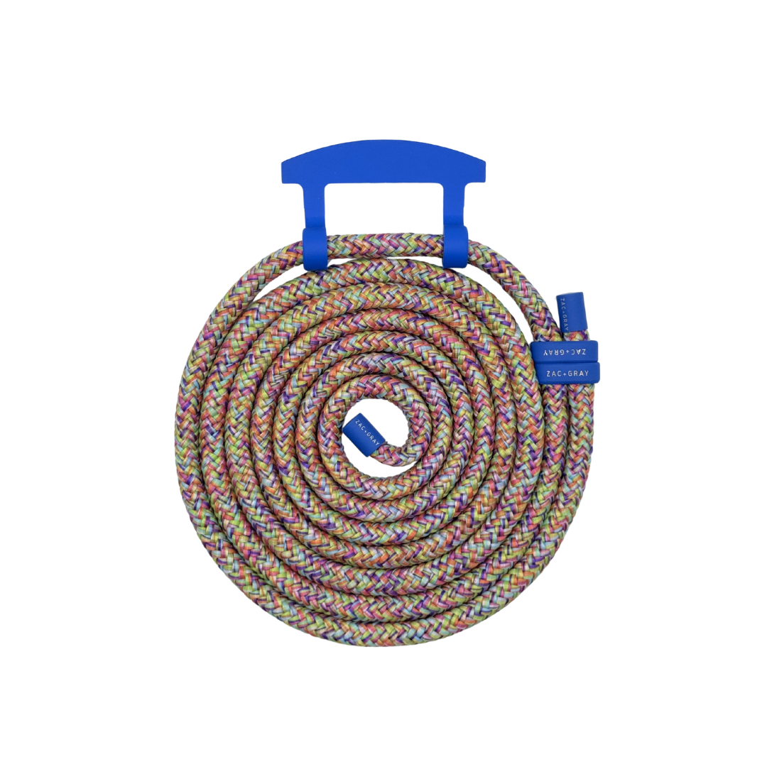 RAINBOW CORD WITH COBALT BLUE HOOK