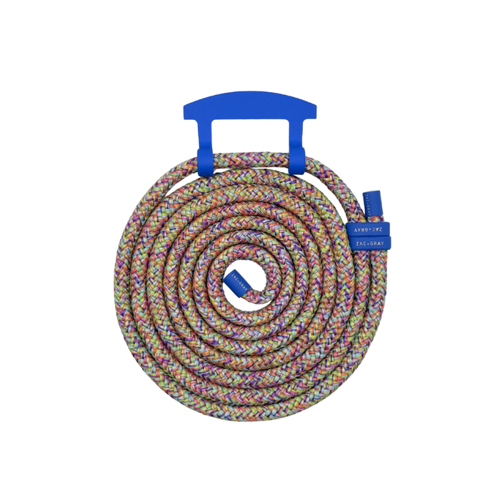 RAINBOW CORD WITH COBALT BLUE HOOK
