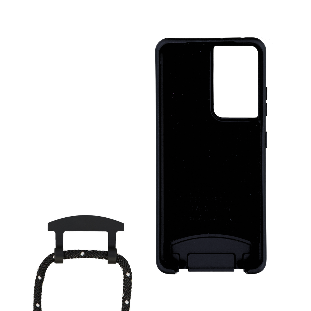 Samsung S20 Plus MIDNIGHT BLACK CASE + MIDNIGHT SKY CORD