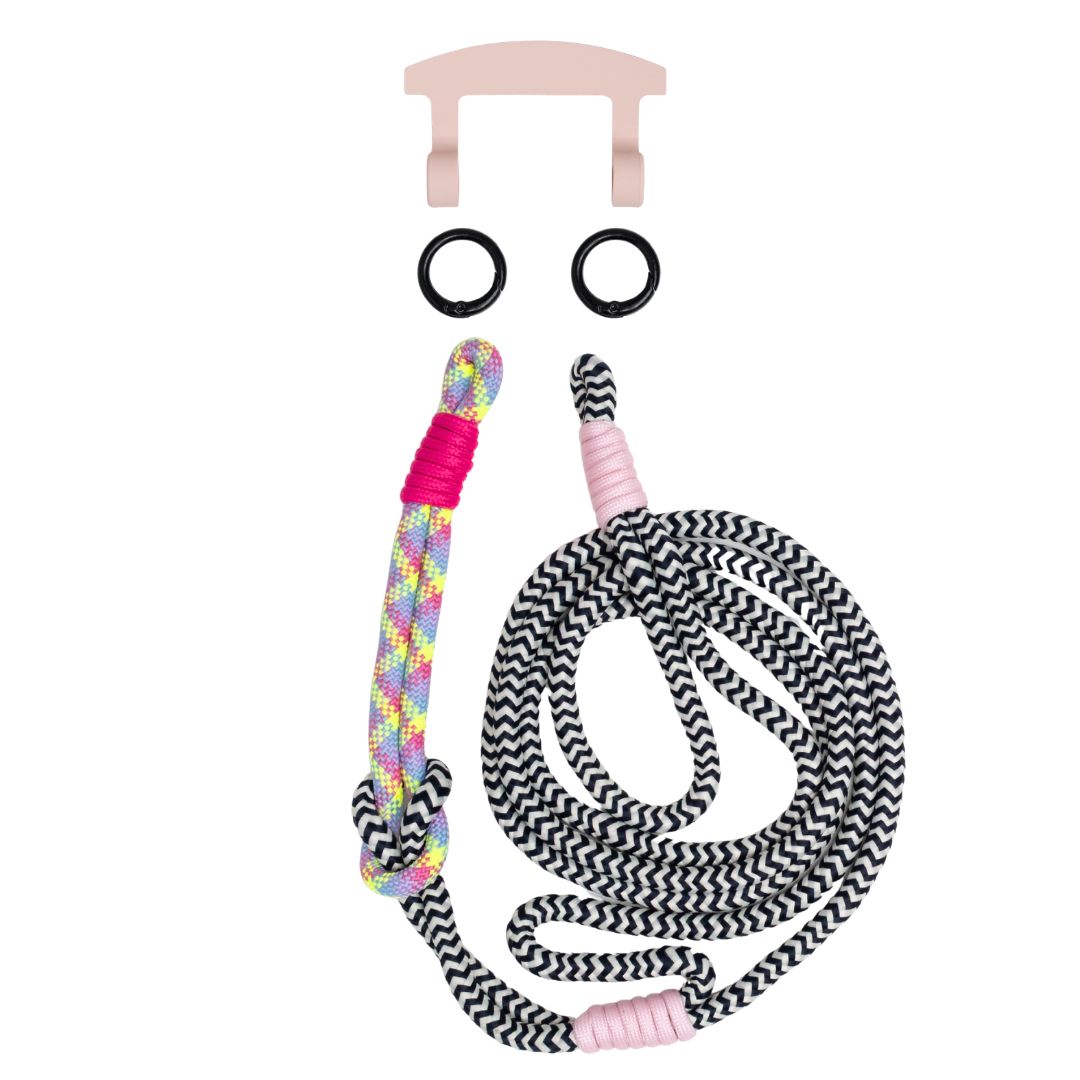 ELECTRIC BLOOM KNOTTED CORD + HOOK