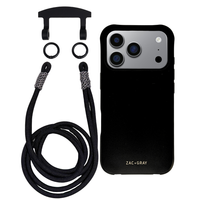 iPhone 17 Pro MIDNIGHT BLACK CASE + KNOTTED CORD