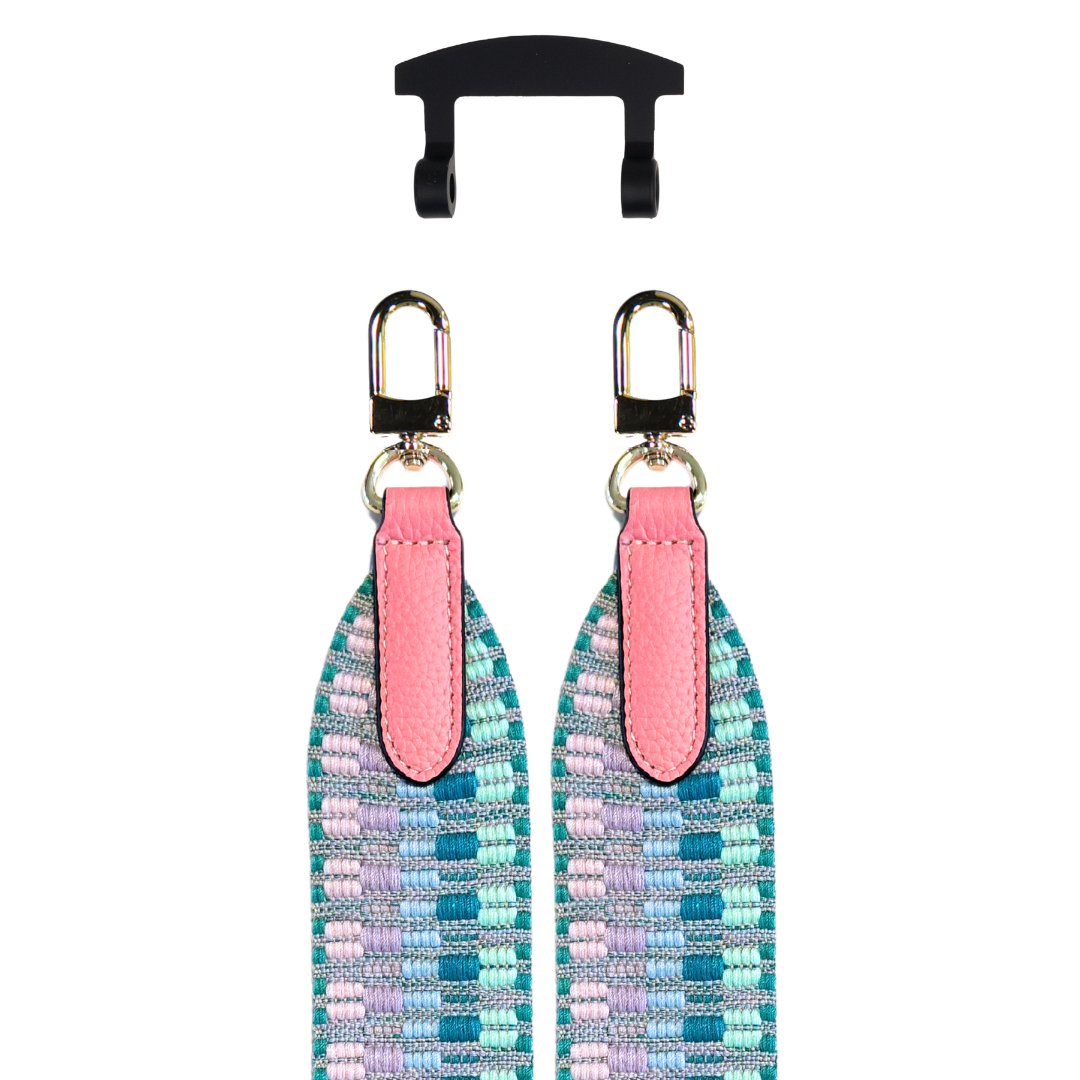 PATTERNED STRAP + MIDNIGHT BLACK HOOK