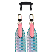 PATTERNED STRAP + MIDNIGHT BLACK HOOK