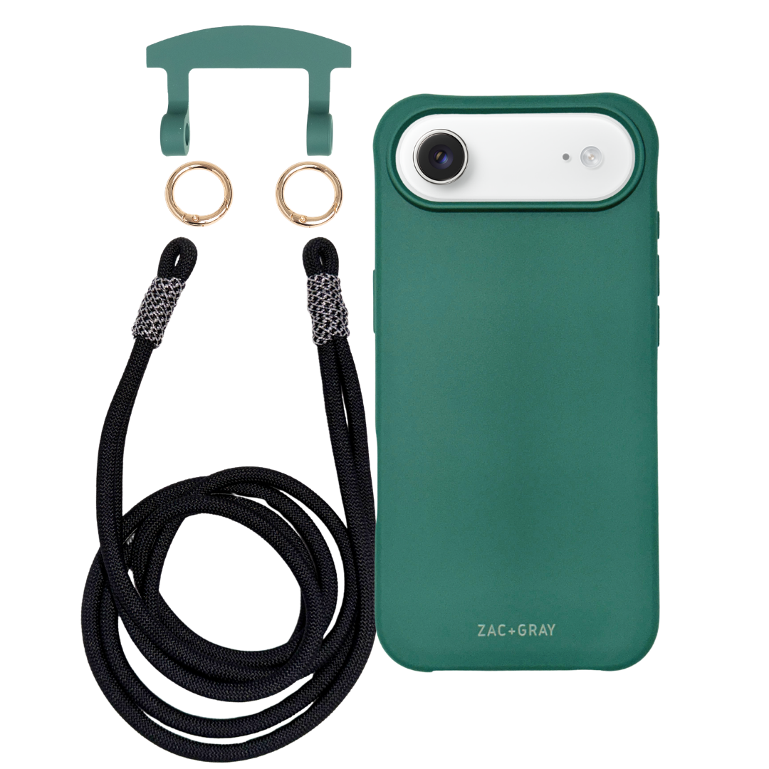 iPhone 17 Air TIDAL TEAL CASE + KNOTTED CORD