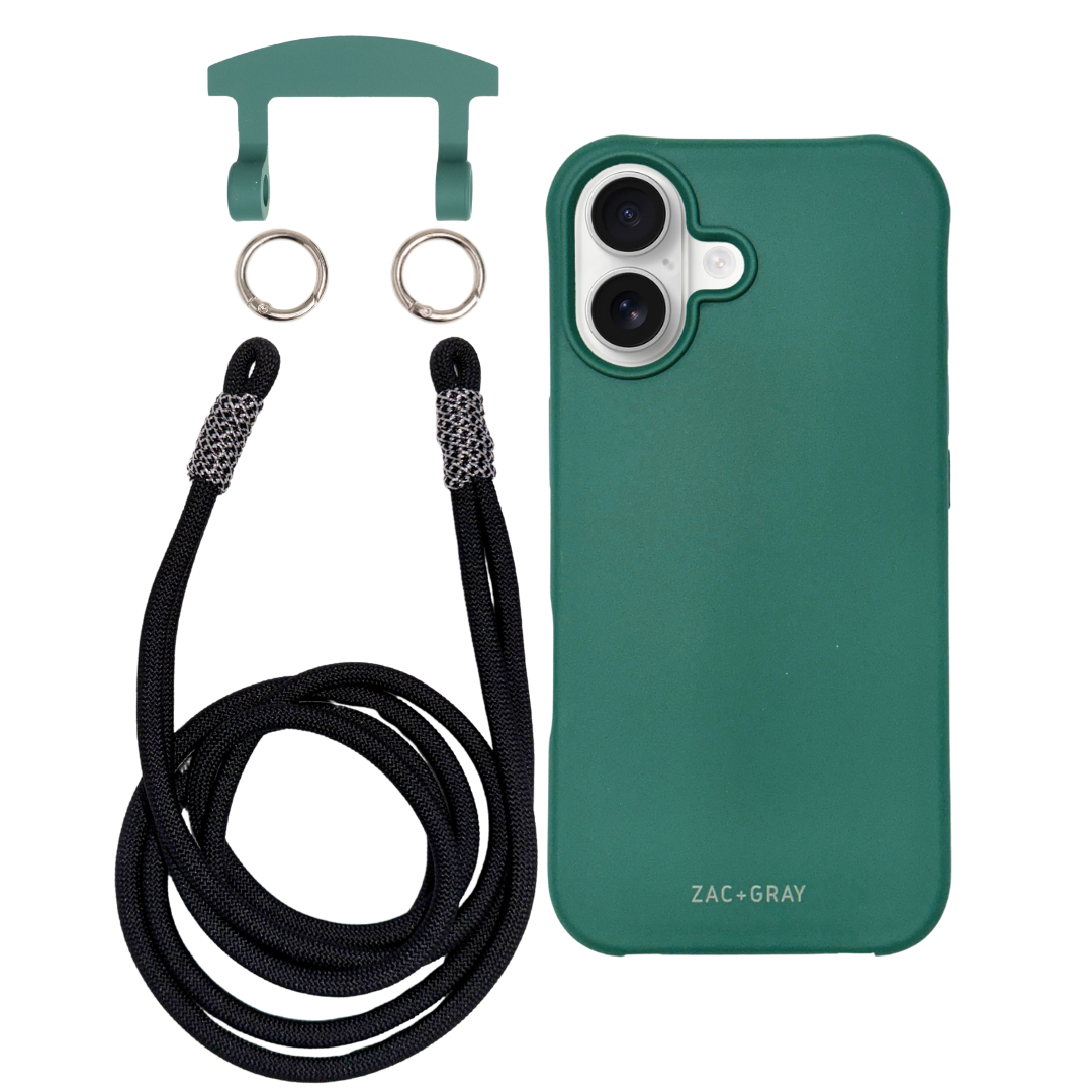 iPhone 17 TIDAL TEAL CASE + KNOTTED CORD