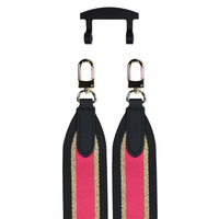 PATTERNED STRAP + MIDNIGHT BLACK HOOK