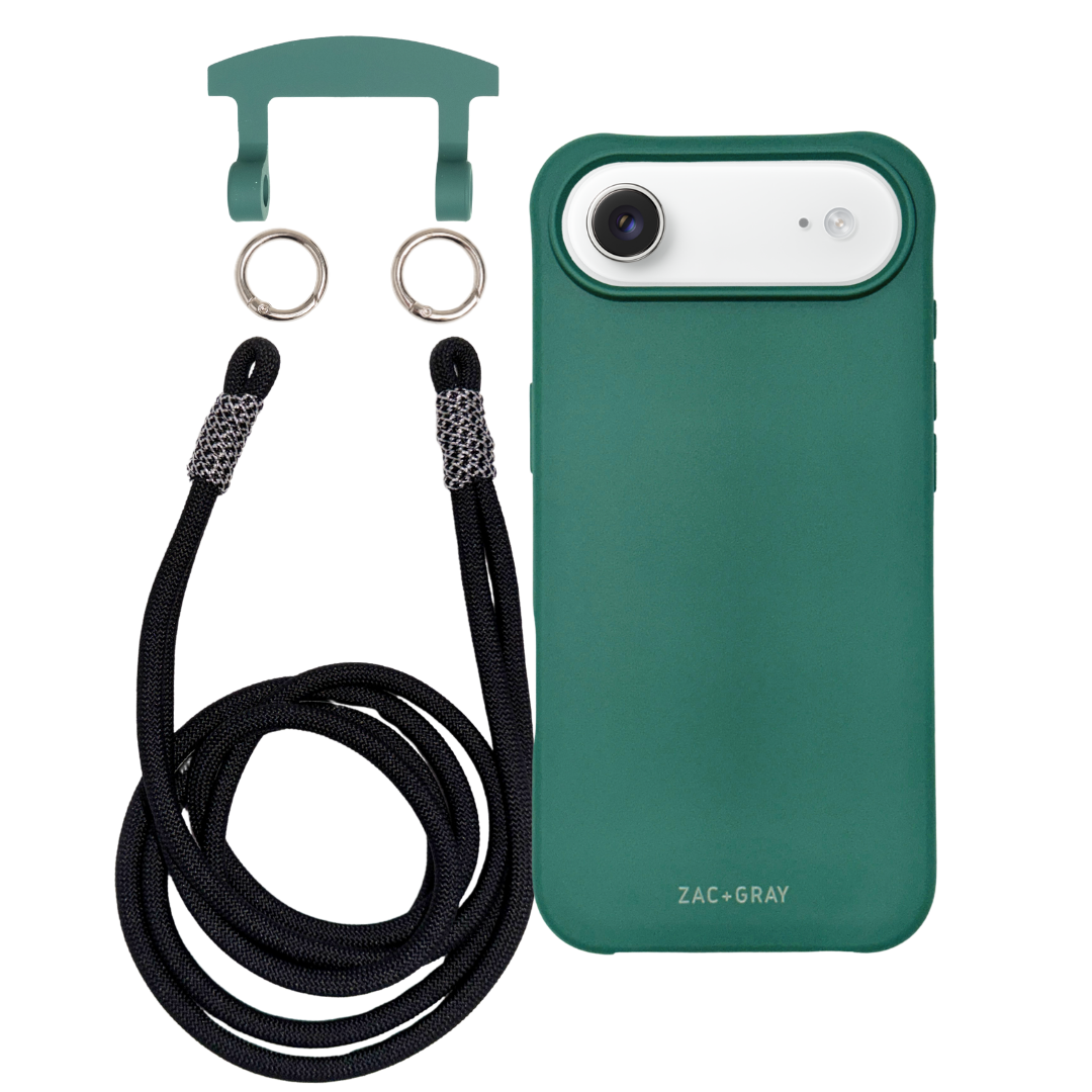 iPhone 17 Air TIDAL TEAL CASE + KNOTTED CORD