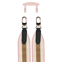 PATTERNED STRAP + ROSÉ PINK HOOK