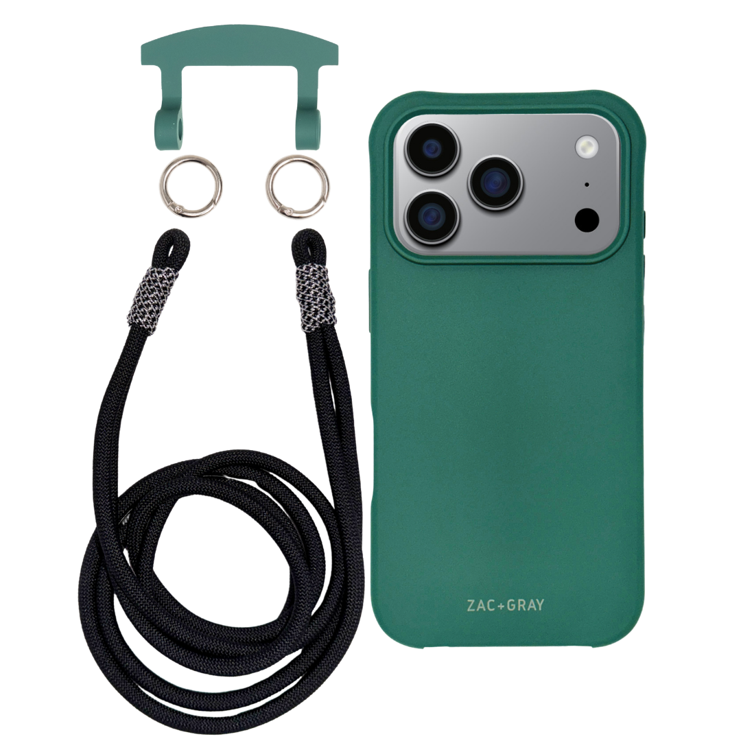 iPhone 17 Pro Max TIDAL TEAL CASE + KNOTTED CORD