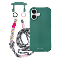 iPhone 17 TIDAL TEAL CASE + KNOTTED CORD