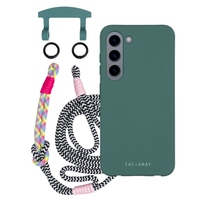 Samsung S23 TIDAL TEAL CASE + KNOTTED CORD
