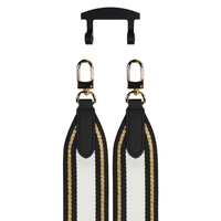 PATTERNED STRAP + MIDNIGHT BLACK HOOK