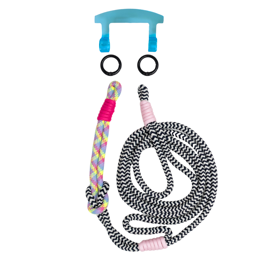 ELECTRIC BLOOM KNOTTED CORD + HOOK
