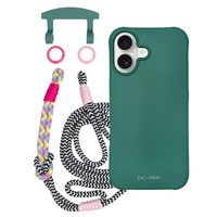 iPhone 17 TIDAL TEAL CASE + KNOTTED CORD