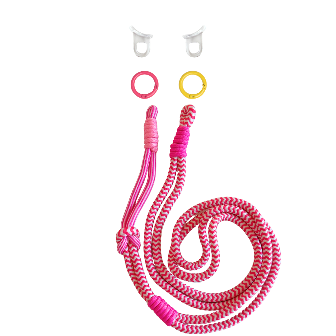 BERRY BLOOM KNOTTED CORD + RINGS
