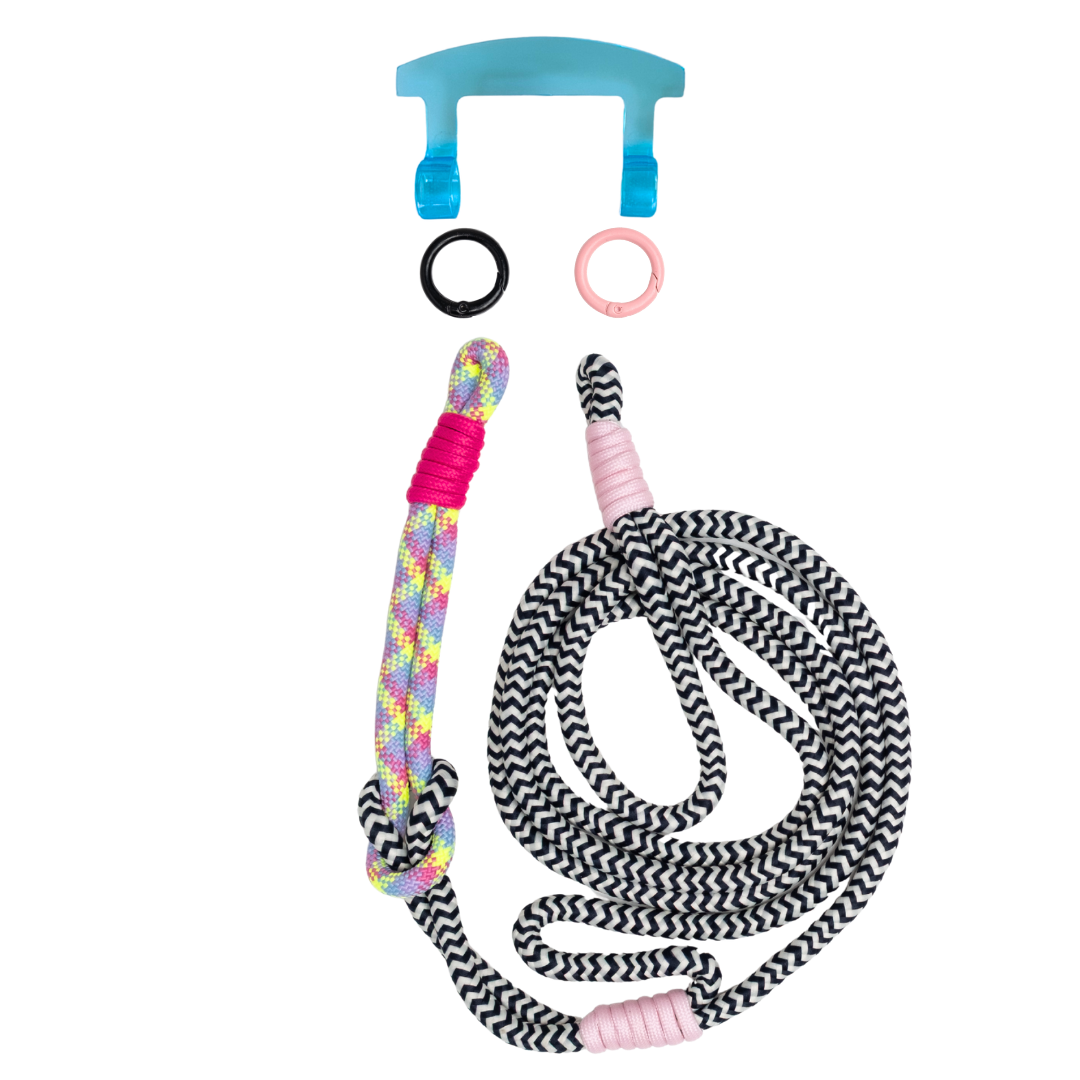 ELECTRIC BLOOM KNOTTED CORD + HOOK