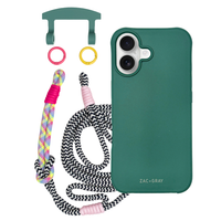 iPhone 17 TIDAL TEAL CASE + KNOTTED CORD