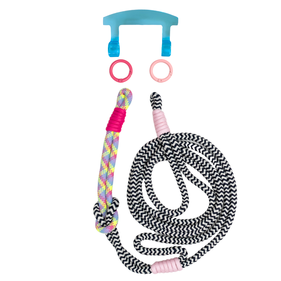 ELECTRIC BLOOM KNOTTED CORD + HOOK
