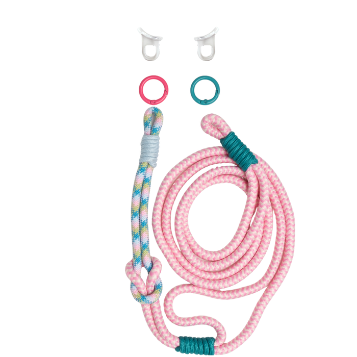 LAGOON BLOOM KNOTTED CORD + RINGS