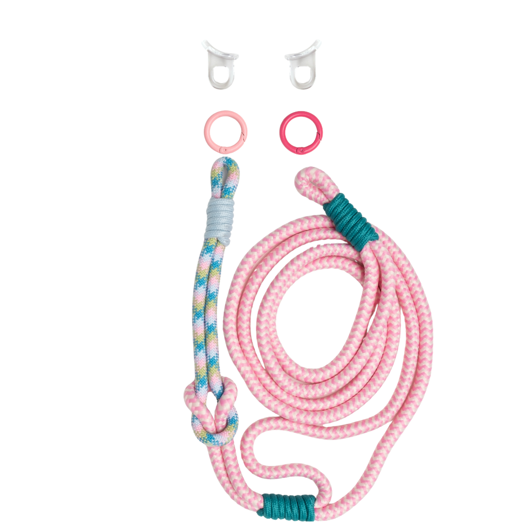 LAGOON BLOOM KNOTTED CORD + RINGS