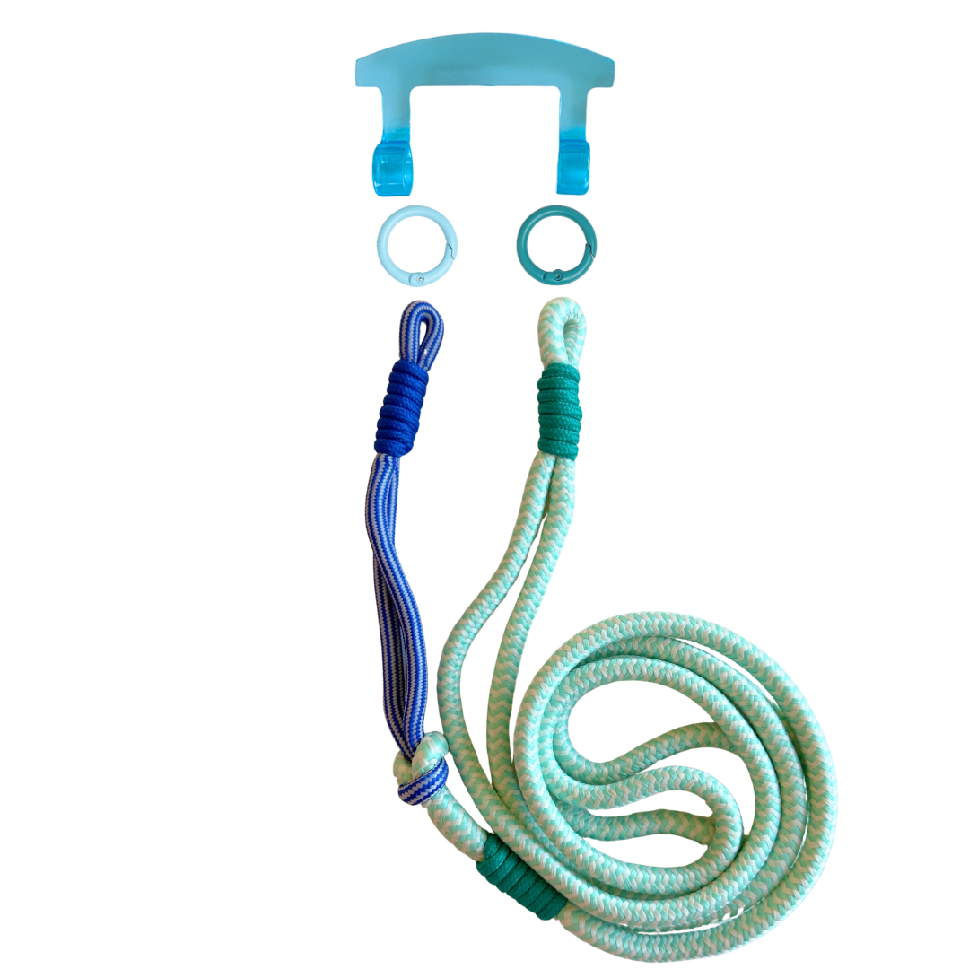 PACIFIC BLOOM KNOTTED CORD + HOOK