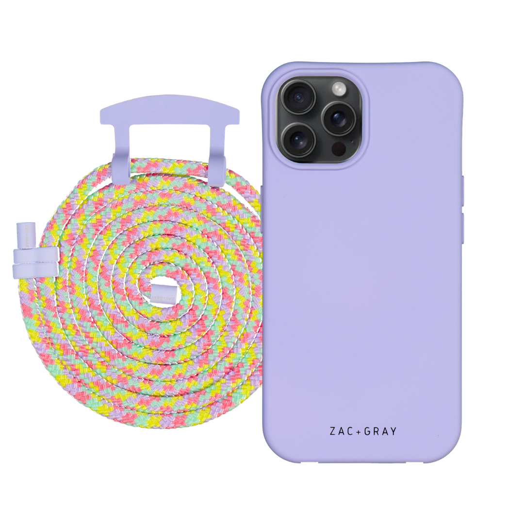 iPhone 15 Pro WISTERIA BLOOM CASE + CORD