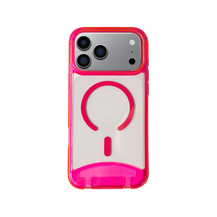 iPhone 17 Pro HOT PINK TRANSPARENT CASE