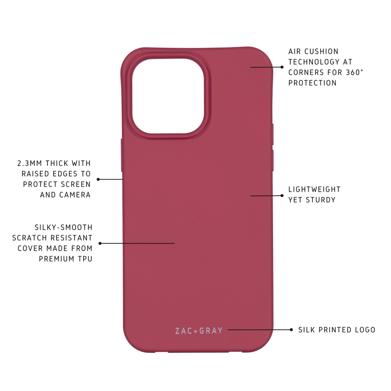 iPhone 14 Plus RASPBERRY RED CASE - MAGSAFE