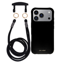 iPhone 17 Pro MIDNIGHT BLACK CASE + KNOTTED CORD