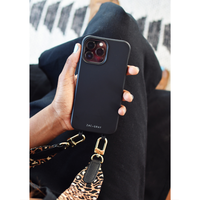 iPhone 17 Air MIDNIGHT BLACK CASE + PATTERNED STRAP
