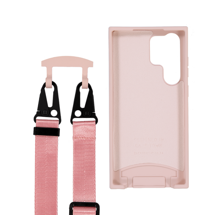 Samsung S23 Ultra ROSÉ PINK CASE + ROSÉ PINK STRAP