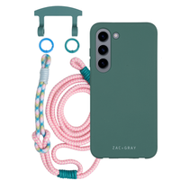 Samsung S23 TIDAL TEAL CASE + KNOTTED CORD