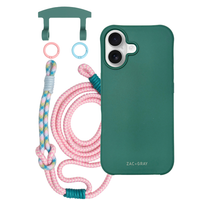 iPhone 17 TIDAL TEAL CASE + KNOTTED CORD