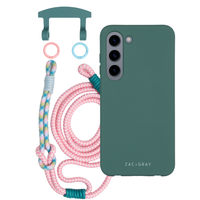 Samsung S23 TIDAL TEAL CASE + KNOTTED CORD