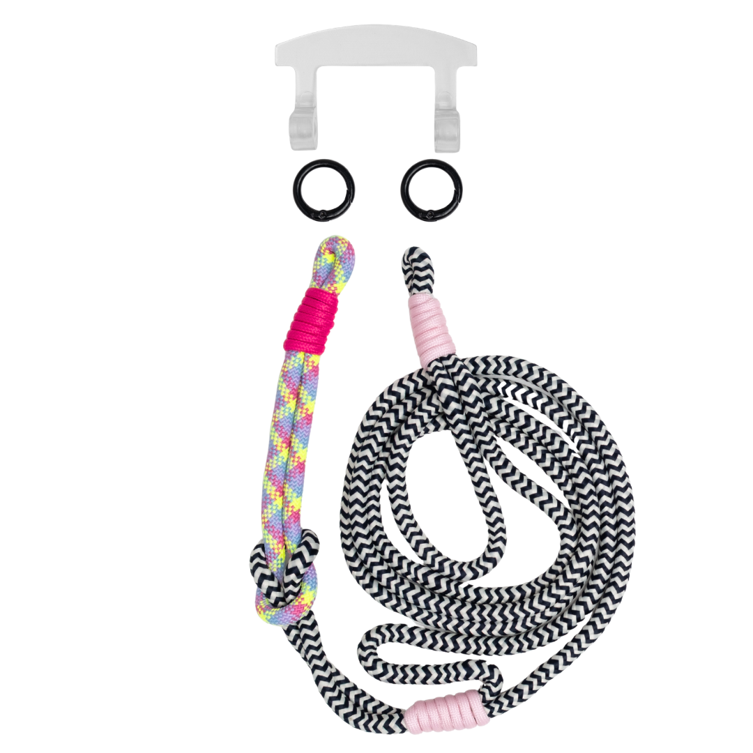 ELECTRIC BLOOM KNOTTED CORD + HOOK