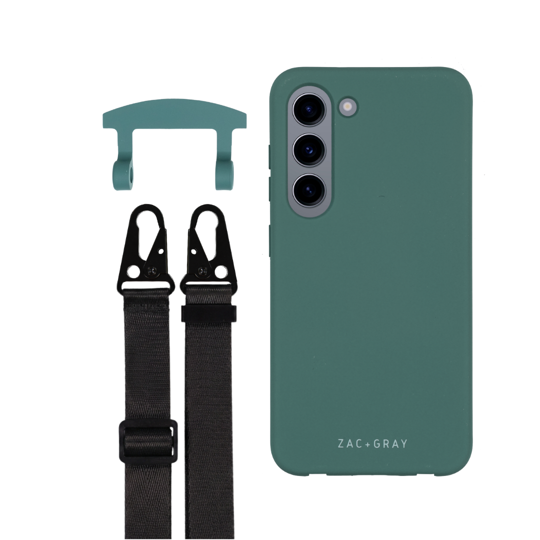 Samsung S23 TIDAL TEAL CASE + STRAP