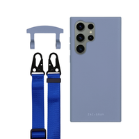 Samsung S25 Ultra BLUE FOG CASE + STRAP